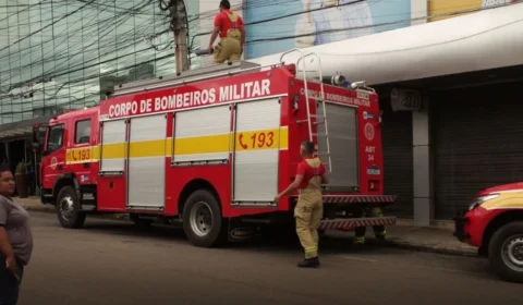 Incêndio em depósito causa evacuação às pressas de hotel