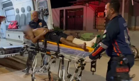 VÍDEO: Homem é espancado por grupo e sofre fratura na perna na zona leste de Porto Velho