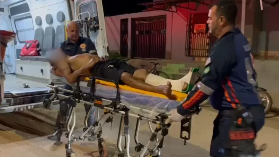 VÍDEO: Homem é espancado por grupo e sofre fratura na perna na zona leste de Porto Velho