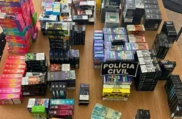 Operação Vape: Polícia Civil apreende mais de 500 cigarros eletrônicos durante operação em Espigão do Oeste
