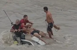 Jovem morre após carro cair no Igarapé do 40 durante forte chuva em Manaus