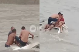 Vídeo mostra momento em que homem é reanimado após carro cair em igarapé de Manaus