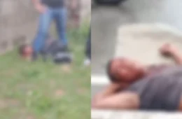 VÍDEO: suspeitos de tentar roubar moto são agredidos por populares em avenida de Manaus