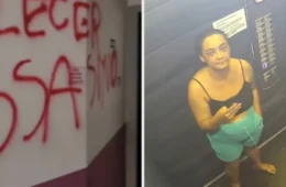 Apartamento de síndico que confessou homicídio de corretora é alvo de vandalismo