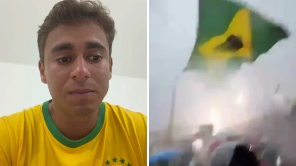 Nikolas compartilha vídeo que atribui significado religioso a raio em ato no DF