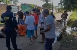 Mulher fica gravemente ferida após atropelamento na zona leste de Porto Velho