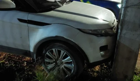 Motorista é preso por embriaguez após colisão contra poste na zona sul de Porto Velho