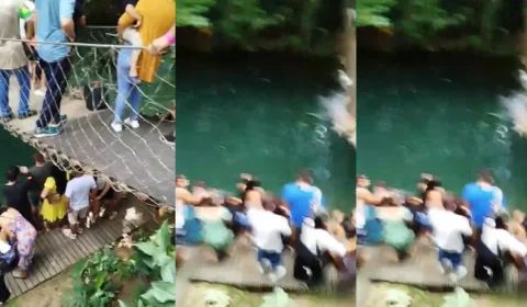 Queda de ponte durante evento deixa vários feridos na zona rural de Candeias do Jamari