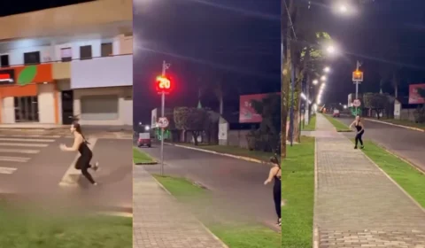 Vídeo de atleta correndo e ativando radar viraliza nas redes em Vilhena
