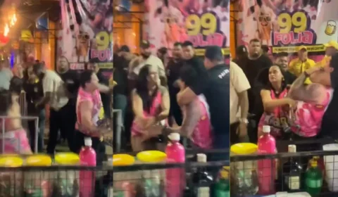 Mulher é agredida durante confusão no bloco 99 Folia em Porto Velho