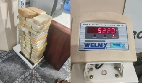 Homem é preso em Guajará-Mirim com mais de 52 quilos de pasta base de cocaína