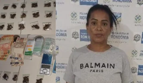 Polícia Militar prende mulher com porções de drogas em ponto de venda em Porto Velho