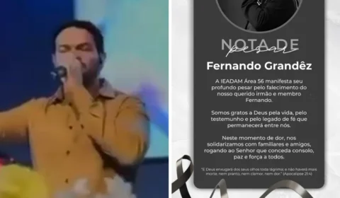 Cantor Fernando Grandêz aparece cantando louvor antes de naufrágio em Manaus