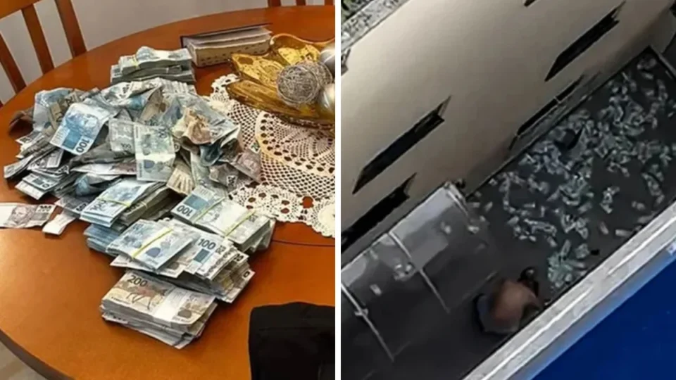 Saiba quanto tinha em dinheiro na mala jogada do 30º andar durante operação da PF