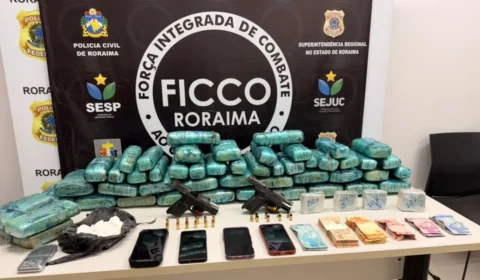 Três pessoas são detidas com grande quantidade de drogas e dinheiro vivo em Roraima