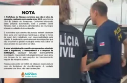 Prefeitura de Manaus diz não ser alvo de operação contra núcleo do CV: ‘narrativas mentirosas’