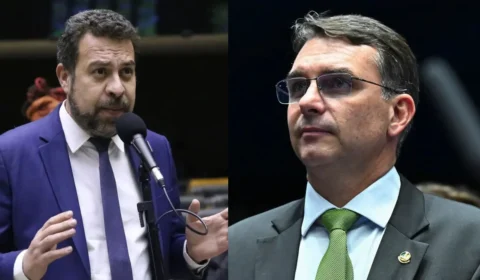 ‘Lobo em pele de cordeiro’, dispara Boulos contra Flávio Bolsonaro