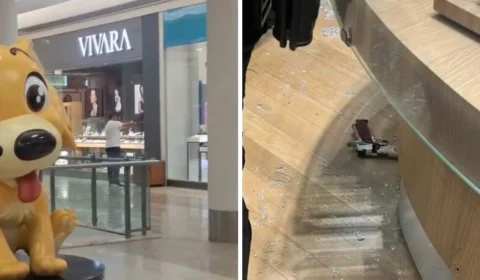 Vídeo mostra negociação de policial com suspeito que matou ex em shopping de SP