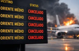 Tensão militar paralisa voos e fecha rotas aéreas no Oriente Médio