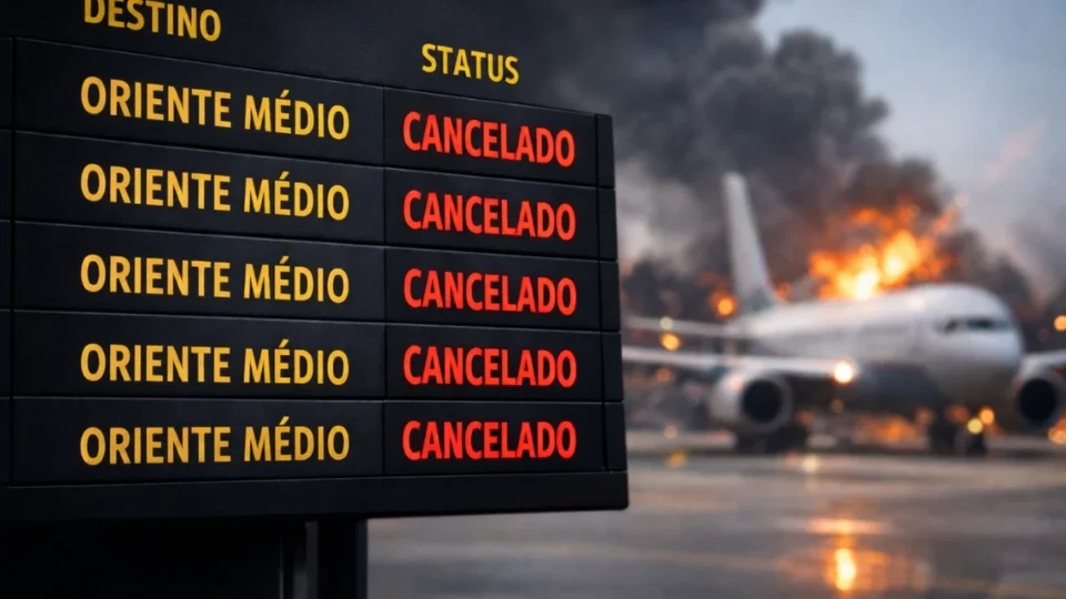 Tensão militar paralisa voos e fecha rotas aéreas no Oriente Médio