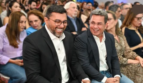 Fotografia de Wilson Lima ao lado de Tadeu de Souza antecipa rumores de sucessão combinada