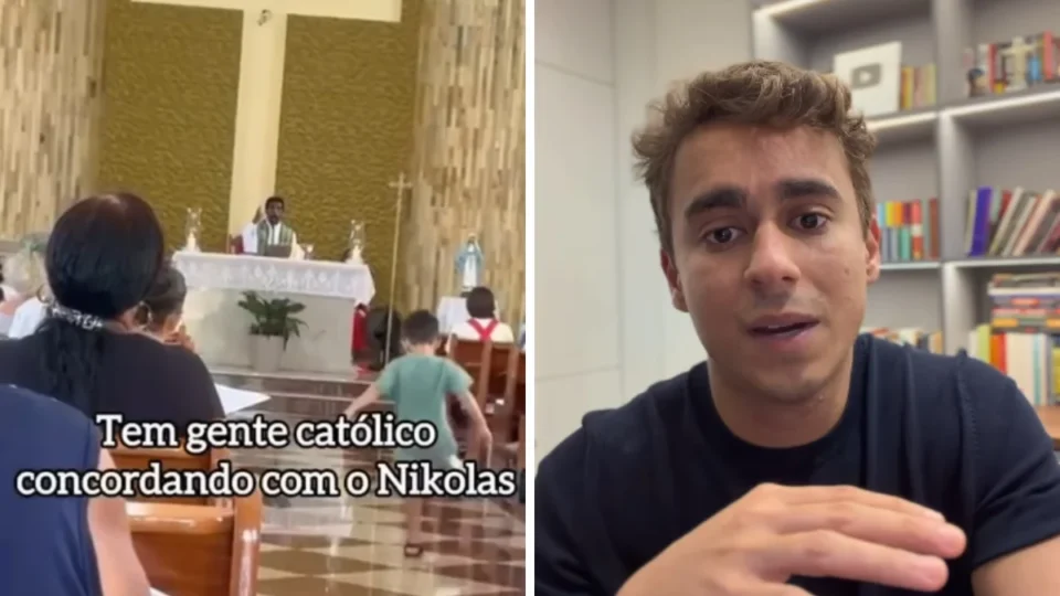 Padre ameaça negar comunhão a fiéis por apoio a Nikolas Ferreira