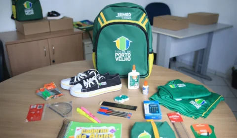Prefeitura de Porto Velho garante kits escolares gratuitos para alunos da rede municipal