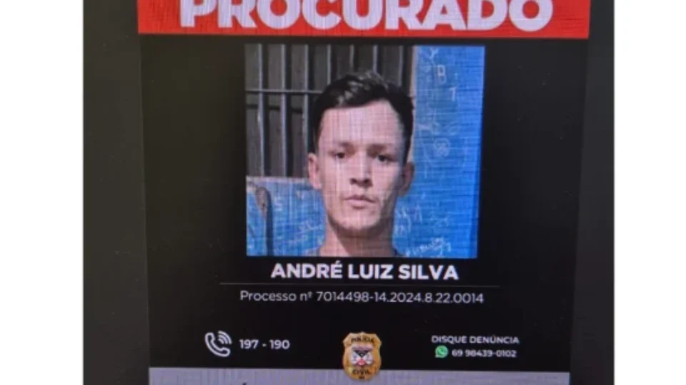 Polícia Civil esclarece duplo homicídio em Vilhena e divulga imagem de suspeito foragido