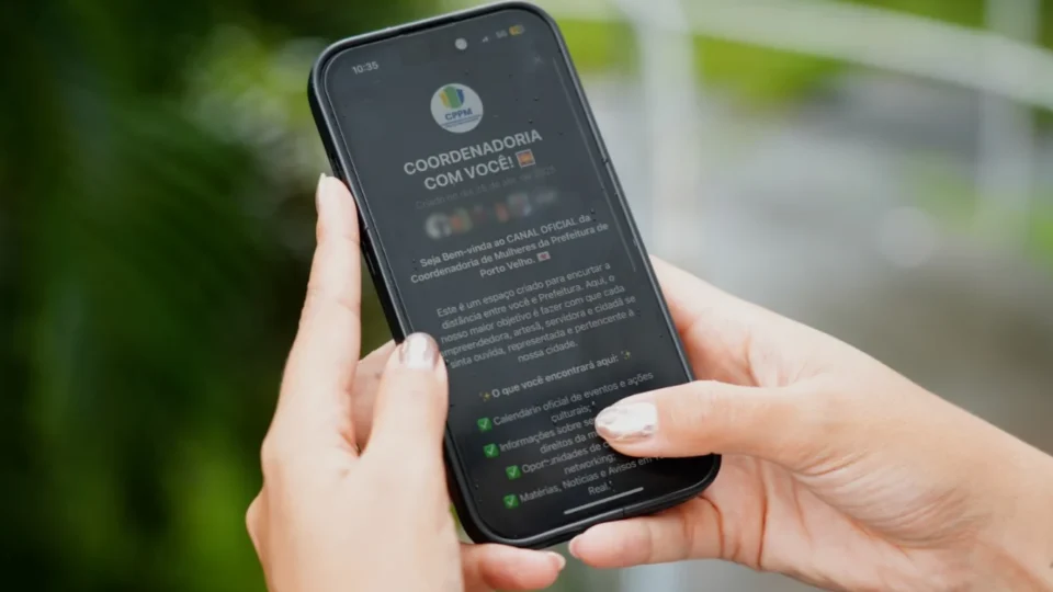 Prefeitura cria grupo de WhatsApp para ampliar acesso de mulheres às políticas públicas em Porto Velho