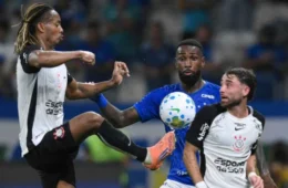 Cruzeiro e Corinthians empatam em 1 a 1 no Mineirão pelo Brasileirão