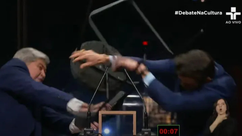 Após ‘cadeirada’ em debate, Datena e Marçal fecham acordo e encerram ações na Justiça