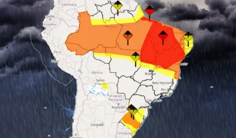 Inmet emite alerta de chuvas intensas para todo o Acre até sexta-feira