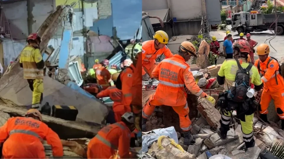 Sobe para 4 número de mortos após desabamento de asilo em Belo Horizonte