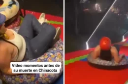 Vídeo registra momento em que mulher cai de tobogã e morre em parque de diversões