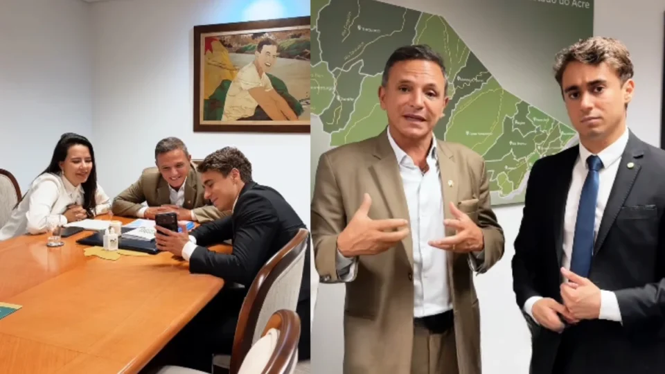 Senador Márcio Bittar anuncia visita de Nikolas Ferreira ao Acre em maio