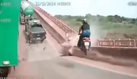 VÍDEO: Novas imagens mostram queda de ponte que matou 14 em 2024