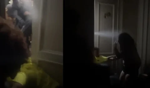 PM usa spray de pimenta contra estudantes durante ocupação na Secretaria de Educação