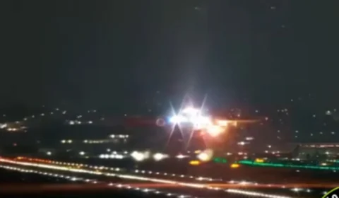 Turbina de avião explode após decolagem em Guarulhos e causa pânico