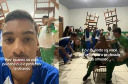 Vídeo de alunos viraliza ao mostrar reação divertida que se transforma em “caos”