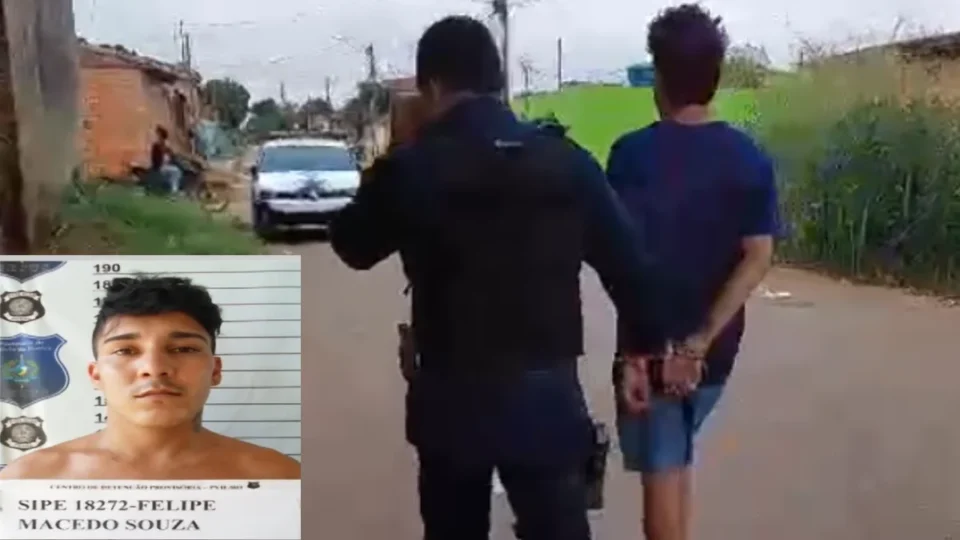 VÍDEO: Suspeito de tráfico com mandado em aberto é preso pela PM em Porto Velho