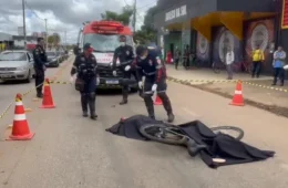 Ciclista morre após ser atropelado por caçamba em avenida de Porto Velho
