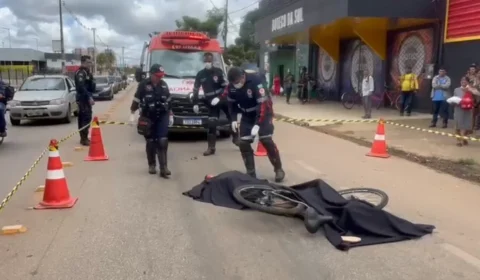 Ciclista morre após ser atropelado por caçamba em avenida de Porto Velho