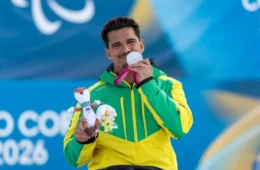 Rondoniense Cristian Ribera conquista prata histórica nas Paralimpíadas de Inverno