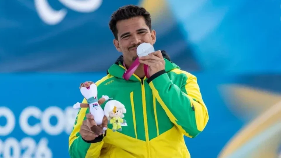 Rondoniense Cristian Ribera conquista prata histórica nas Paralimpíadas de Inverno