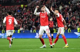 Leverkusen e Arsenal empatam no jogo de ida das oitavas da Champions League