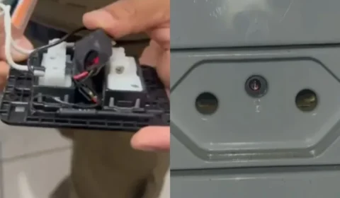 VÍDEO: Câmera escondida apontada para vaso sanitário é descoberta em banheiro de empresa