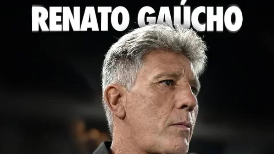 Vasco anuncia Renato Gaúcho como novo treinador