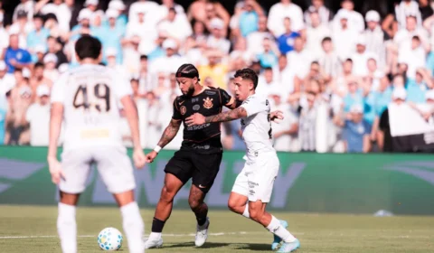 Santos e Corinthians empatam em 1 a 1na Vila Belmiro pelo Brasileirão