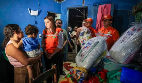 Governadora Hana Ghassan comanda em Ananindeua ação de assistência às famílias afetadas pelas chuvas