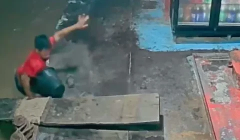 Vídeo: Adolescente indígena cai de ponte e desaparece em rio no Acre